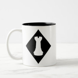 Caneca De Café Em Dois Tons Mug de logotipo clássico