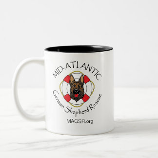 Caneca De Café Em Dois Tons Mug de logotipo MAGSR