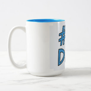 Caneca De Café Em Dois Tons Mug de logotipo número 1 Pai