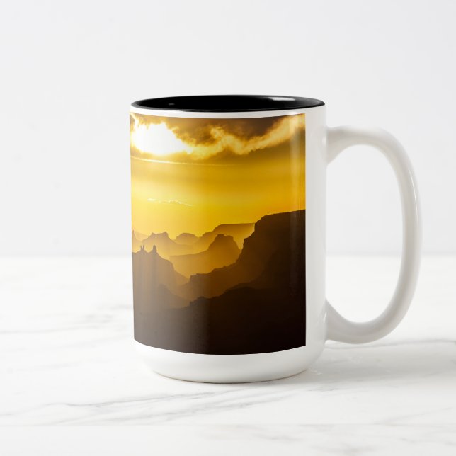 Caneca De Café Em Dois Tons Mug de Momento Eterno (Direita)