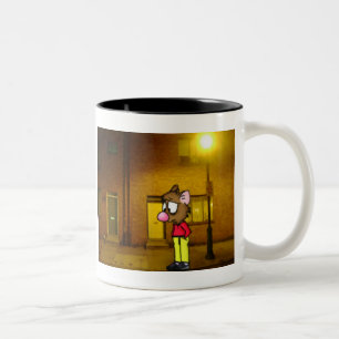 Caneca De Café Em Dois Tons Mug de mouse despondente
