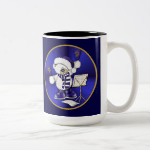 Caneca De Café Em Dois Tons Mug de Natal de Bear