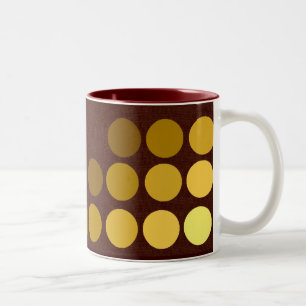 Caneca De Café Em Dois Tons Mug de Nome Personalizado do Groova Retro
