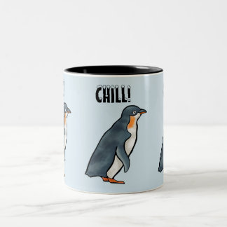 CANECA DE CAFÉ EM DOIS TONS MUG DE PENGUIM LEGAL