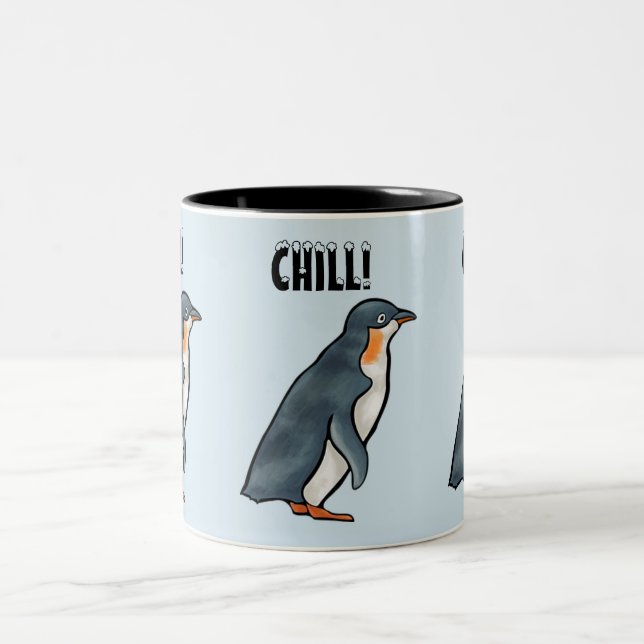 CANECA DE CAFÉ EM DOIS TONS MUG DE PENGUIM LEGAL (Centro)