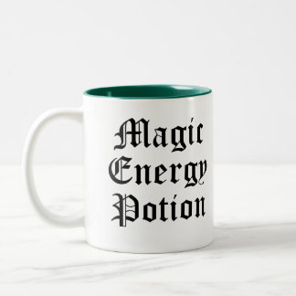 Caneca De Café Em Dois Tons Mug de Poção de Energia Mágica