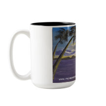 Mug de risco de lavanda