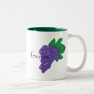 Caneca De Café Em Dois Tons Mug de Uva