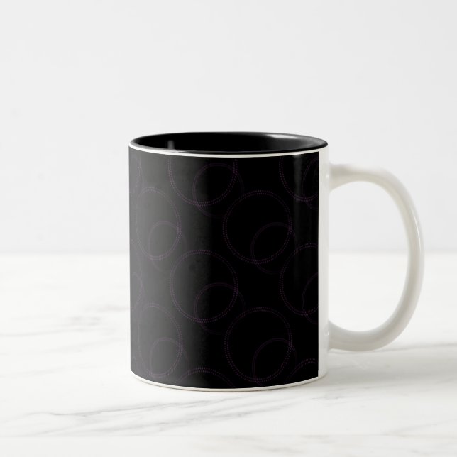 Caneca De Café Em Dois Tons Mug de Vibrância Central (Direita)