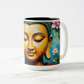 Caneca De Café Em Dois Tons Mug do Caminho de Buda