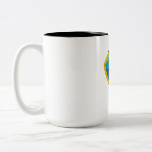 Caneca De Café Em Dois Tons Mug do logotipo MOBY