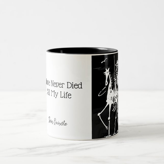 Caneca De Café Em Dois Tons Mug Don Quixote (Centro)