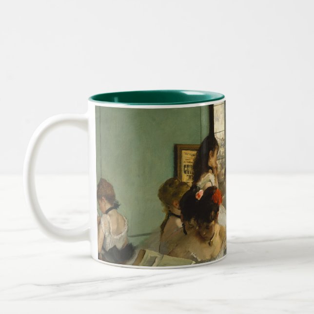 Caneca De Café Em Dois Tons Mug Edgar Degas Classe (Esquerda)