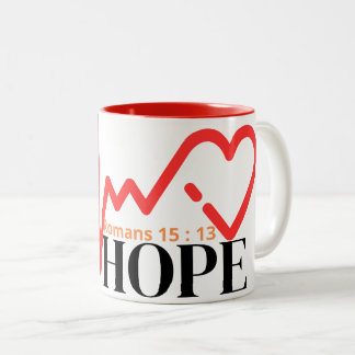 Caneca De Café Em Dois Tons Mug-Esperança
