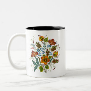 Caneca De Café Em Dois Tons Mug estilo ucraniano