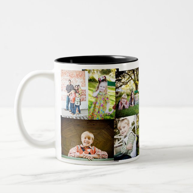 Caneca De Café Em Dois Tons Mug Familiar (Esquerda)