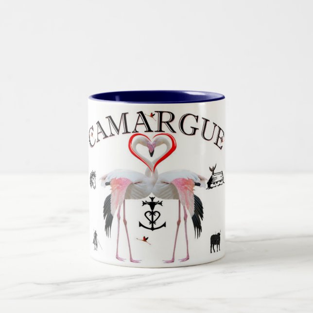 CANECA DE CAFÉ EM DOIS TONS MUG FLAMANT ROSE  (Centro)