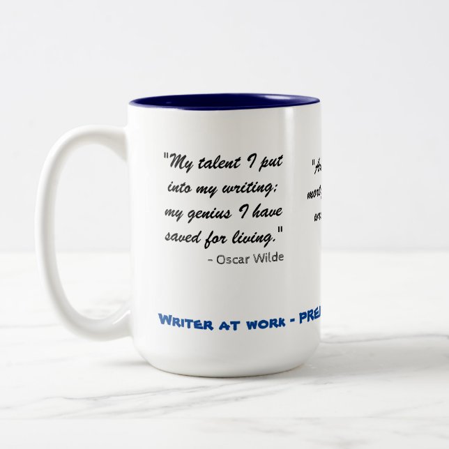 Caneca De Café Em Dois Tons Mug for Writers (3) (Esquerda)