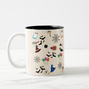 Caneca De Café Em Dois Tons Mug Hallowen
