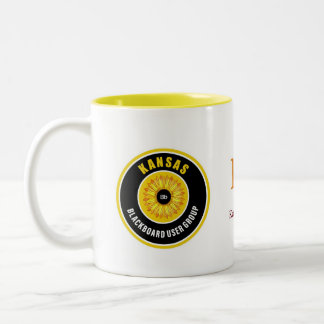 Caneca De Café Em Dois Tons MUG INSETO K (Interior Amarelo)