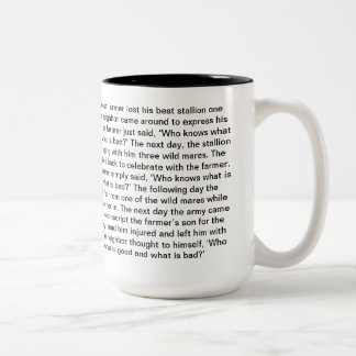 Caneca De Café Em Dois Tons Mug Inspiracional - O Cavalo