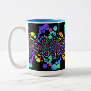 Caneca De Café Em Dois Tons MUG Jimette Desenho coloré