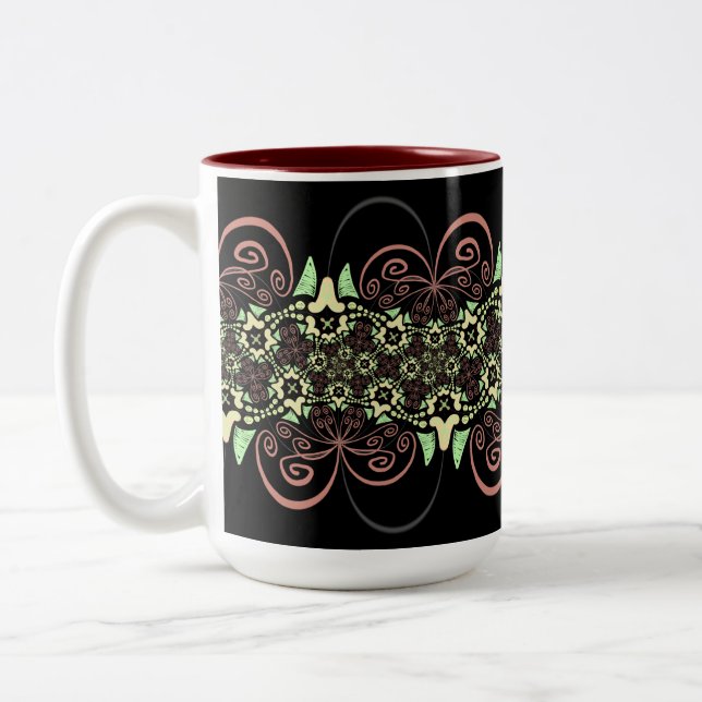 Caneca De Café Em Dois Tons MUG Jimette Design déco (Esquerda)