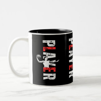 Caneca De Café Em Dois Tons Mug Jogador de Basquete