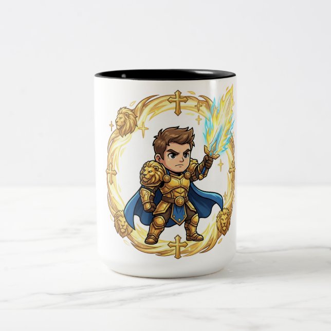 Caneca De Café Em Dois Tons Mug La voie du Paladin  (Centro)