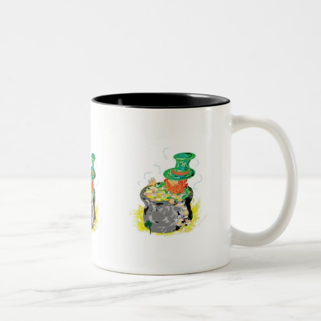 Caneca De Café Em Dois Tons Mug Luck of the Irish (Direita)