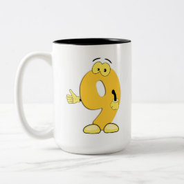 Caneca De Café Em Dois Tons Mug Numerado