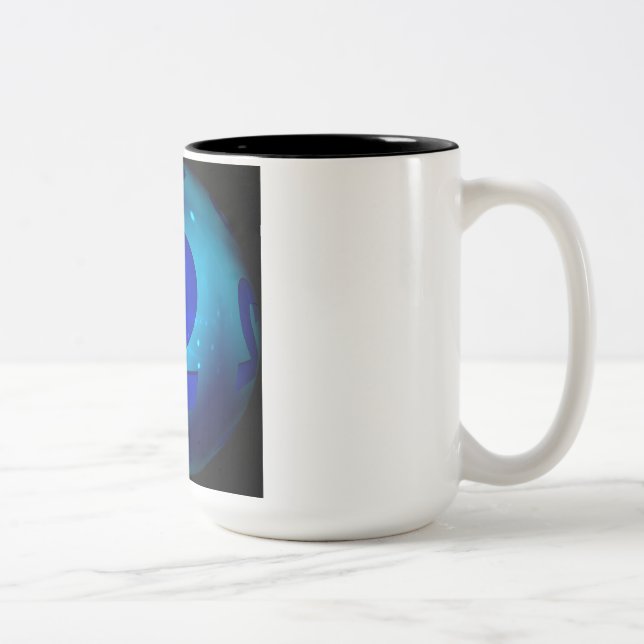 Caneca De Café Em Dois Tons Mug Numerado (Direita)