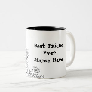 Caneca De Café Em Dois Tons Mug Para Melhores Amigos
