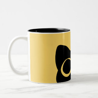 Caneca De Café Em Dois Tons Mug Peeking Cat