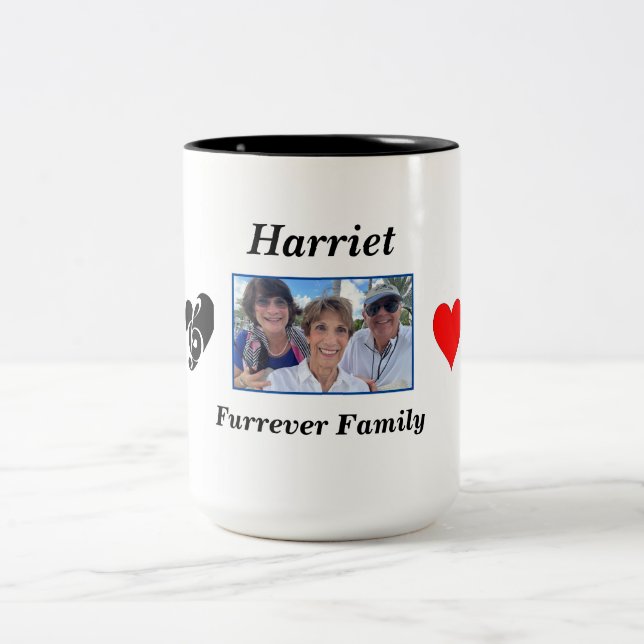 Caneca De Café Em Dois Tons Mug Personalizado Da Família De Outros Servidores (Centro)