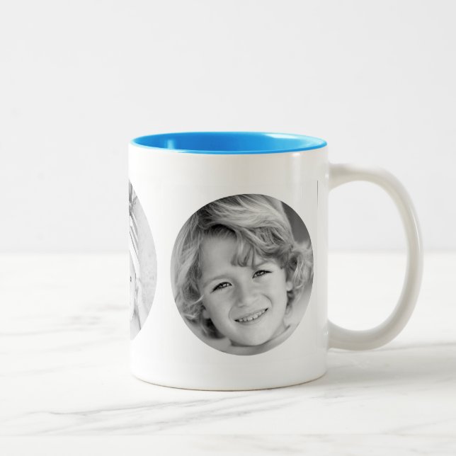 Caneca De Café Em Dois Tons Mug Personalizado de Fotografia (Direita)