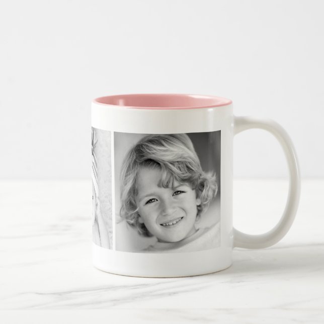 Caneca De Café Em Dois Tons Mug Personalizado de Fotografia (Direita)