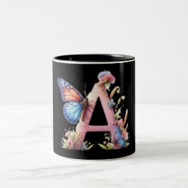 Caneca De Café Em Dois Tons Mug personalizado elegante com o toque da natureza