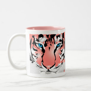 CANECA DE CAFÉ EM DOIS TONS MUG PERSONALIZADO - TIGER DE PEACH