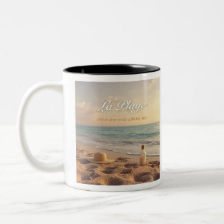 Caneca De Café Em Dois Tons Mug Plage et Océan