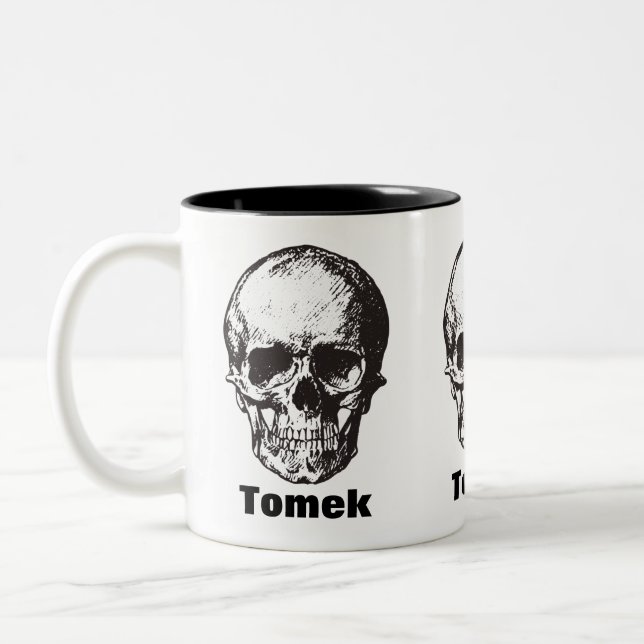 Caneca De Café Em Dois Tons Mug Polonês Personalizado - Kubek (Esquerda)