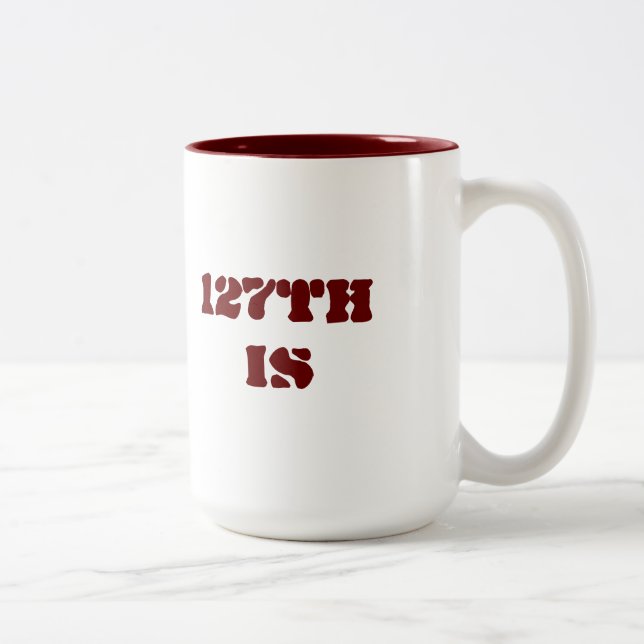 Caneca De Café Em Dois Tons Mug quadrado (Direita)