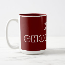 CANECA DE CAFÉ EM DOIS TONS MUG QUENTE DE CHOCOLATE MODERNO ARTE