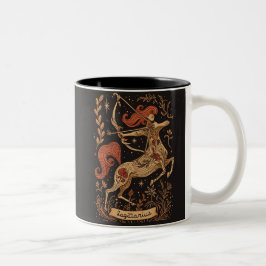 Caneca De Café Em Dois Tons Mug Sagittarius Celestial