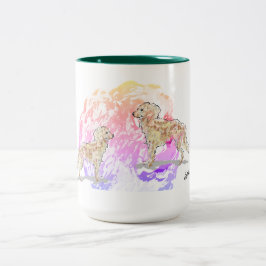 Caneca De Café Em Dois Tons Mug: Sensação de Tempestade
