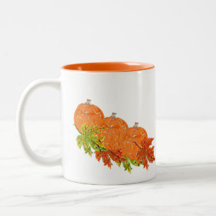 Caneca De Café Em Dois Tons Mug: Sentimento de outono
