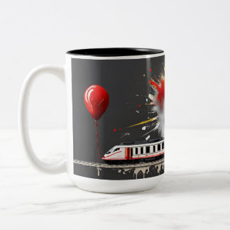 Caneca De Café Em Dois Tons Mug Street Art "Urban Dreams" PARIS