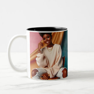 Caneca De Café Em Dois Tons Mug "Sunshine & Slay"