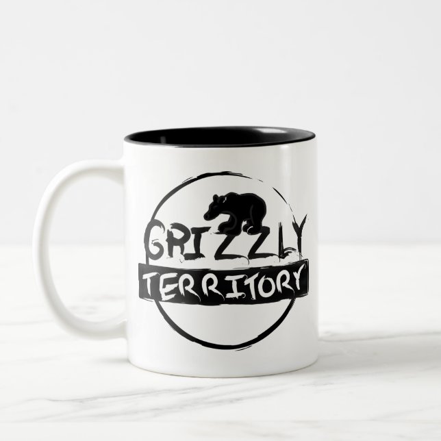 Caneca De Café Em Dois Tons Mug Território Grizzly (Esquerda)