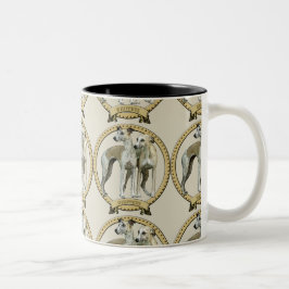 Caneca De Café Em Dois Tons Mug Whippets